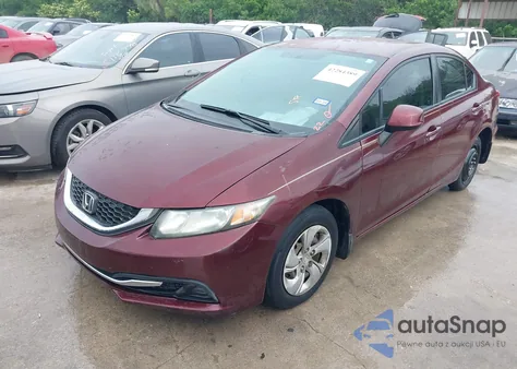 2013 Honda Civic Lx z USA, uszkodzony, nr VIN 2HGFB2F5XDH571369